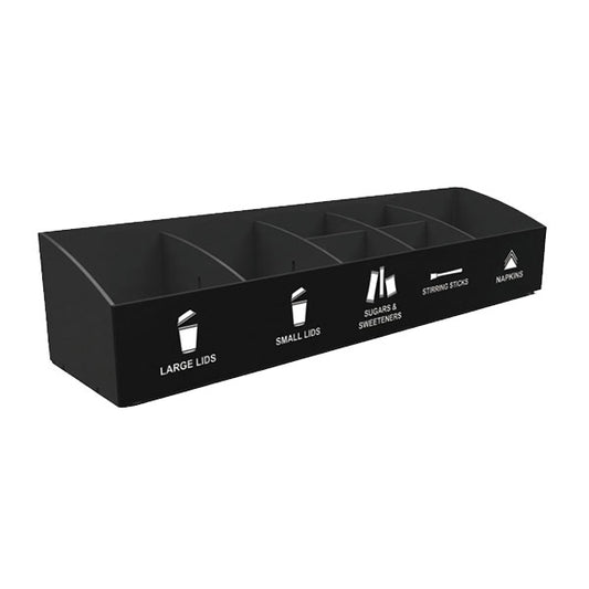 Coffee & Food Condiment Holder – Plastic Countertop Organiser