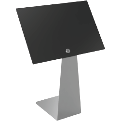 Aluminium & Stainless Front Under Try Stand Write & Wipe - HOLDiT