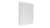 A4 Acrylic Certificate Holder with Standoff Pins | Wall Mounted Display Frame