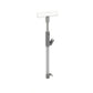 Telescopic Frame Holder – adjustable aluminium display stand for A3/A4 frames on crates and wire baskets