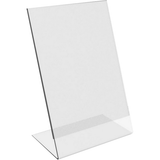 Clear Acrylic L-Menu Stands – Professional Displays for Business Owners (Pack of 5)