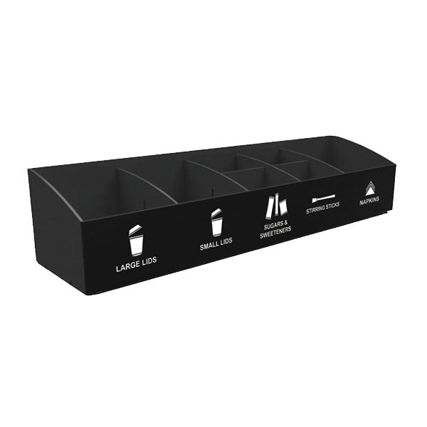 Coffee & Food Condiment Holder – Plastic Countertop Organiser