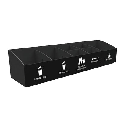 Coffee & Food Condiment Holder – Plastic Countertop Organiser