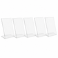 Clear Acrylic L-Menu Stands – Professional Displays (5 Pack)