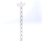 Clear mobile hanging hook display strip with multiple hooks, used for retail merchandise.