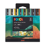 Pack of Posca markers with a colorful design on the packaging