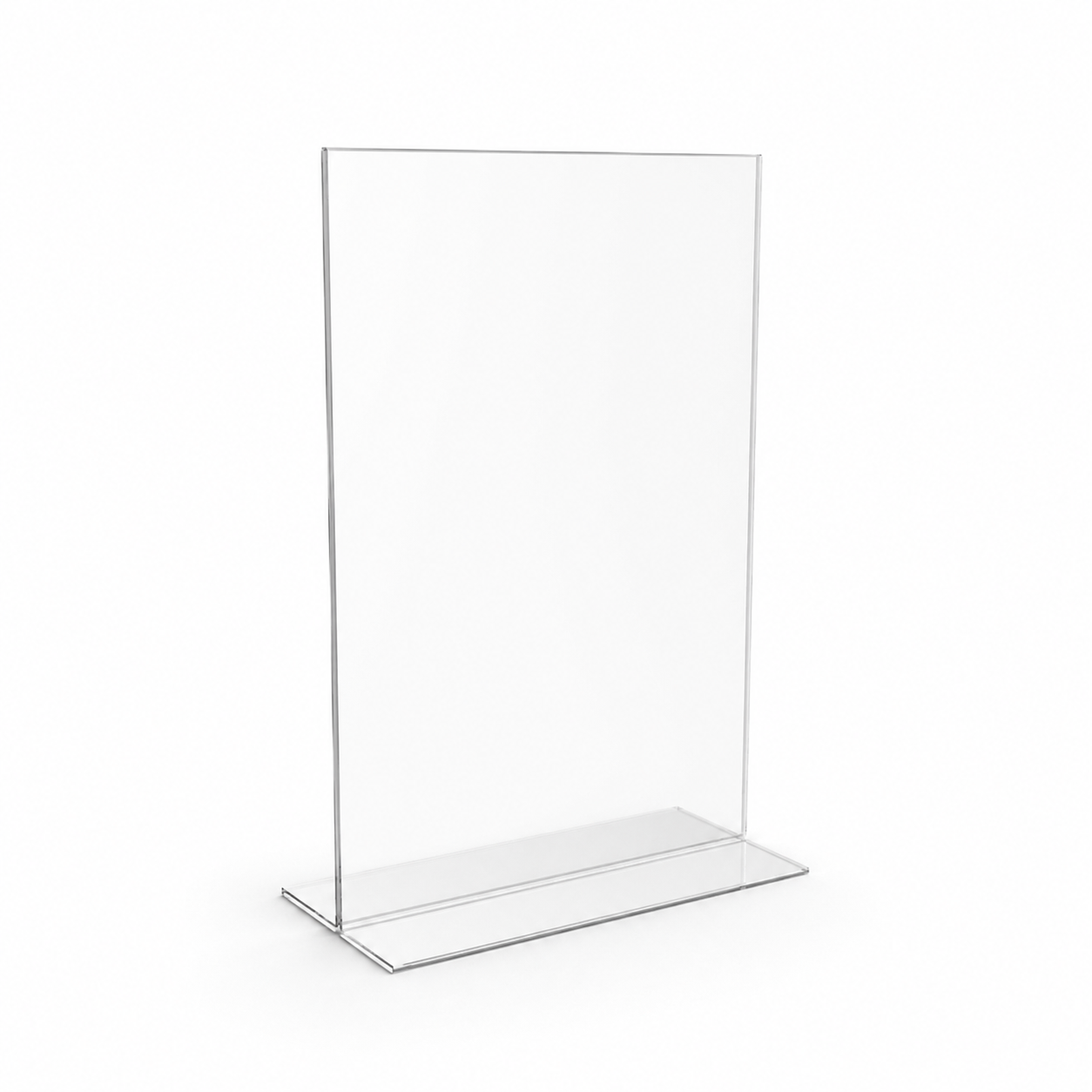 Clear Acrylic T-Menu Stands for Signs, Menus & Promotions (Pack of 5)