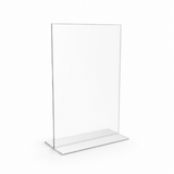 Clear Acrylic T-Menu Stands for Signs, Menus & Promotions (Pack of 5)