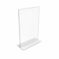 Clear Acrylic T-Menu Stands for Signs, Menus & Promotions (Pack of 5)