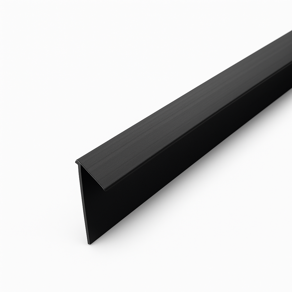 Flip Track signage rail – flexible label holder flipping up/down for shelf-edge labels with no hole punches for tape application