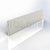 White peel-and-stick shelf-edge label holder for retail displays