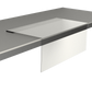 A card holder with a magnet mounted onto a shelf