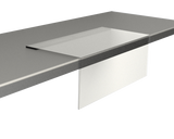 A card holder with a magnet mounted onto a shelf