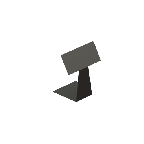 Plastic Front Under Try Stand Write & Wipe - HOLDiT